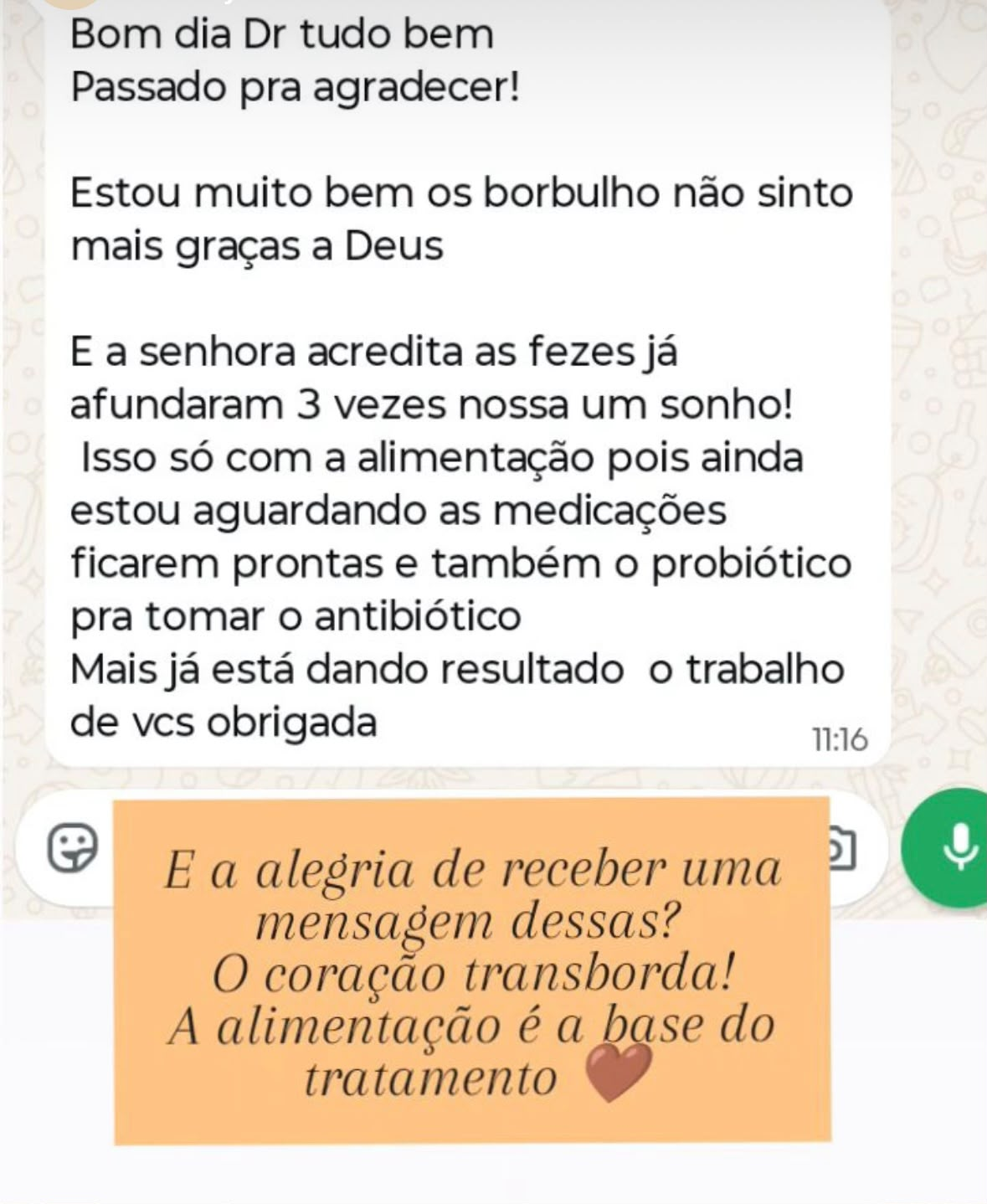 Depoimento de paciente — gestação pós-bariátrica